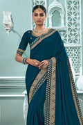 embroideried saree