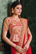 silk saree blouse design