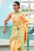 floral print saree