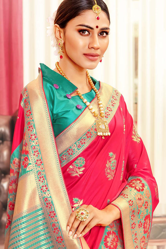 floral south silk saree