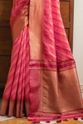 South Silk Saree Brink Pink South Silk Saree saree online