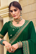 South Silk Saree Cadmium Green South Silk Saree saree online