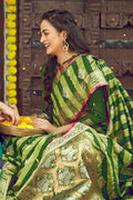 South Silk Saree Chartreuse Green South Silk Saree saree online