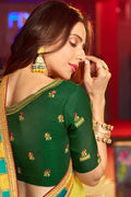 South Silk Saree Corn Yellow Zari Woven South Silk Saree saree online