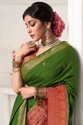 green south silk saree