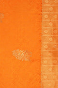 South Silk Saree Fire Orange South Silk Saree saree online