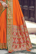 Gold Yellow South Silk Saree