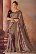 South Silk Saree Grape Purple Woven South Silk Saree saree online