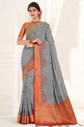 south silk saree for bridal 