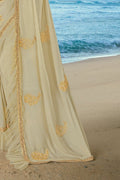 South Silk Saree Khaki Brown Woven South Silk Saree saree online
