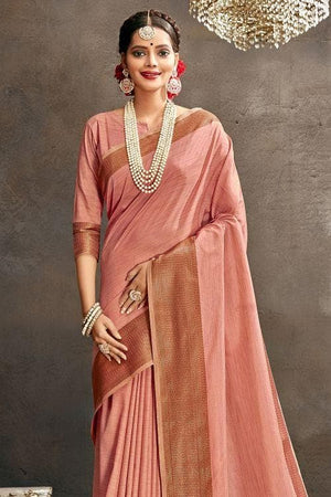 pink south indian silk saree