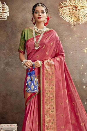 Melanie Pink South Silk Saree