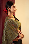 South Silk Saree Midnight Black South Silk Saree saree online