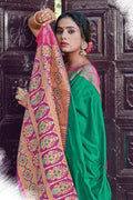 Persian Green South Silk Saree