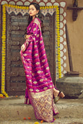South Silk Saree Purple South Silk Saree saree online