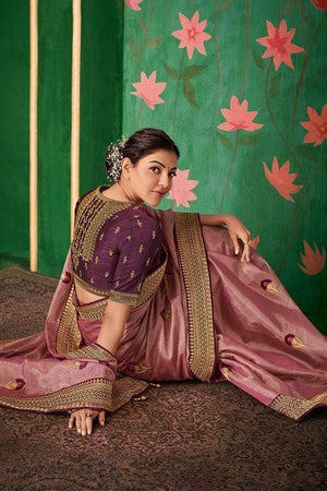 Radiant Orchid South Silk Saree