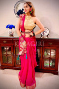 South Silk Saree SRISHTI JAIN in Fuchsia Purple South Silk Saree saree online