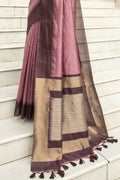 South Silk Saree Tyrian Purple South Silk Saree saree online