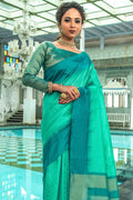 South Silk Saree Vivid Blue South Silk Saree saree online