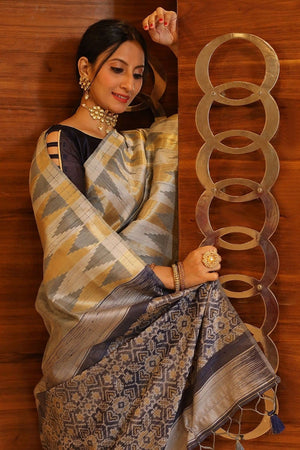 tussar saree