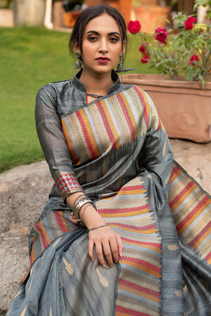 tussar saree