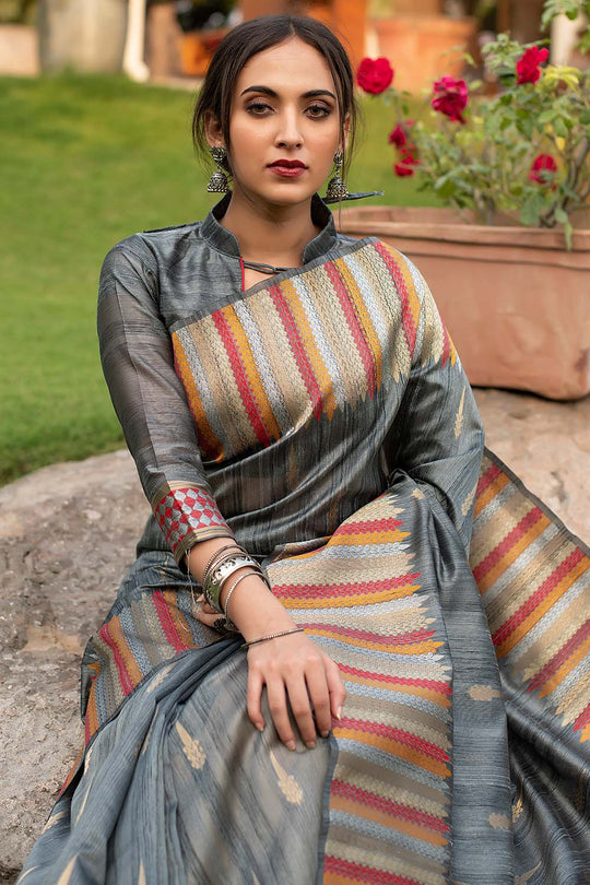 tussar saree