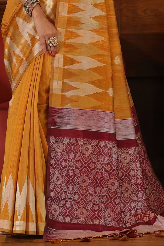 tussar silk saree
