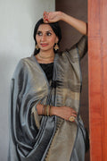 tussar silk saree