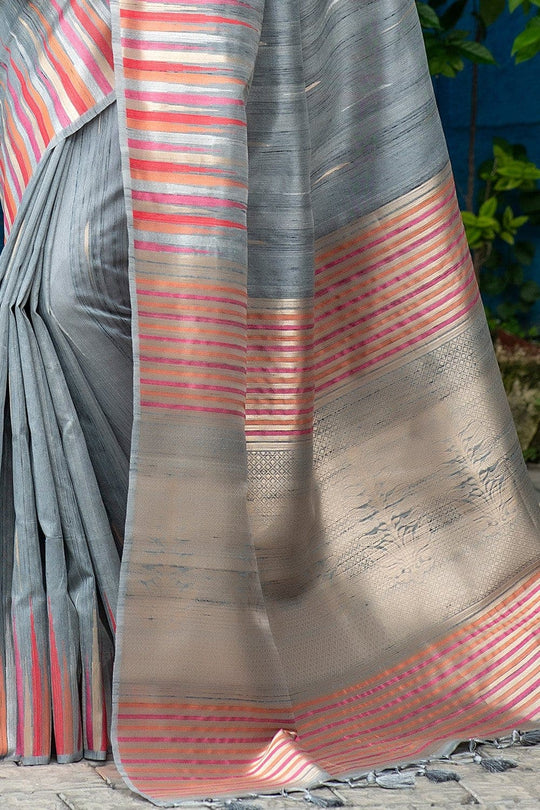 tussar silk fabric