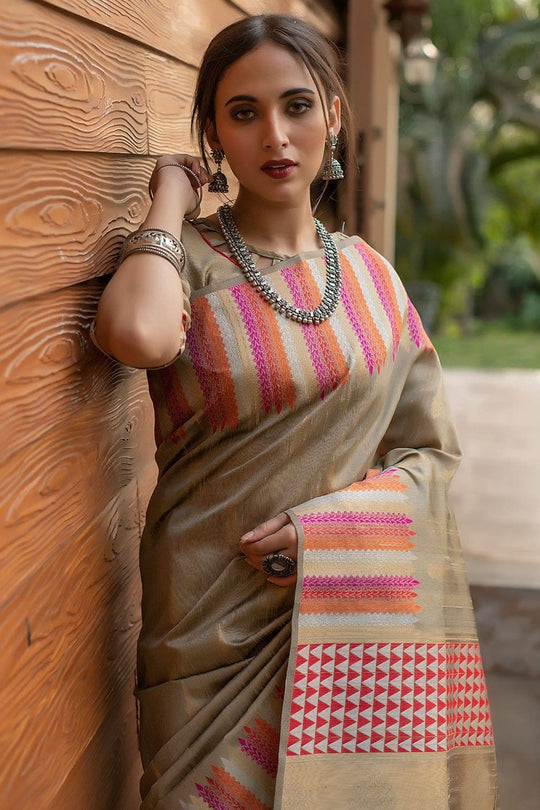 tussar saree