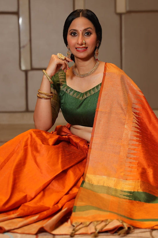 tussar silk saree