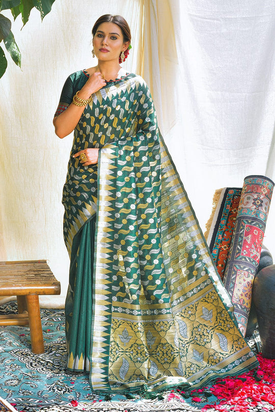 Tussar saree