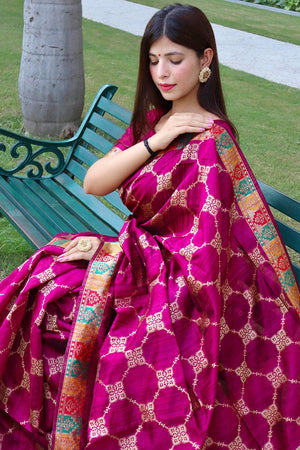 Tussar Saree Mulberry Purple Tussar Saree saree online