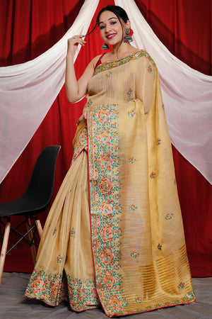 Haldi saree deals for bride