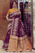 tussar silk saree