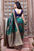 Blue Multicolour Uppada Saree