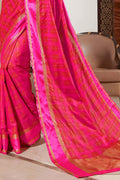 Uppada Silk Saree Magenta Pink Uppada Silk Saree saree online