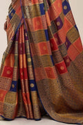 Uppada Silk Saree Multicolour Zari Butta Uppada Saree saree online