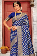 Uppada Silk Saree Navy Blue Uppada Saree saree online