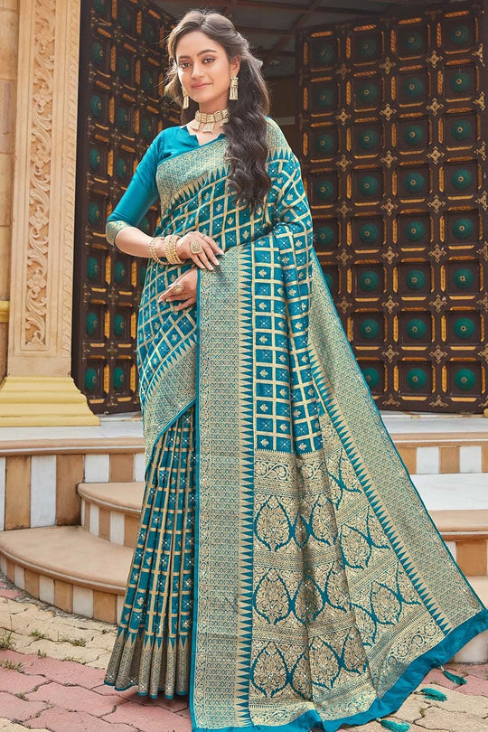 blue uppada saree 